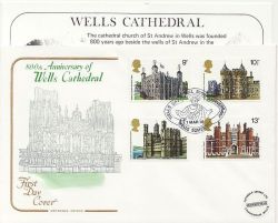 1978-03-01 800th Anniversary Wells Cathedral FDC (87481)