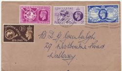 1949-10-10 KGVI UPU Stamps Wallasey FDC (87494)