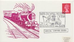 1979-04-27 Bath Postal Museum Opens RLY ENV (87525)