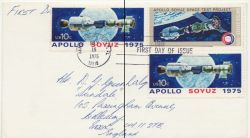 1975-07-15 USA Apollo Soyuz Stamps FDC (87573)