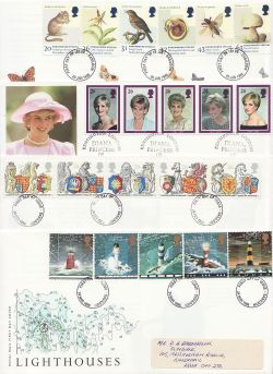 1998 Bulk Buy x 10 First Day Covers Mixed Pmk's (87590)