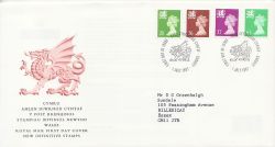 1997-07-01 Wales Definitive Stamps Cardiff FDC (87598)