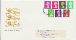 1996-06-25 Definitive Stamps Chelmsford FDC (87604)