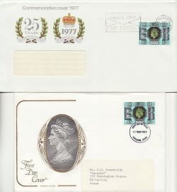 1977-05-11 GB Silver Jubilee x6 Different FDC (87622)