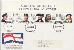 1982-07-02 Royal Navy South Atlantic Fund ENV (87648)
