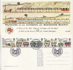 1980-11-11 Mail By Rail Manchester Card (87653)