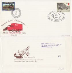 1984-07-31 Mail Coach / Railway Leicester FDC (87713)