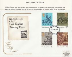1976-09-29 First English Printing Press Windsor FDC (87724)