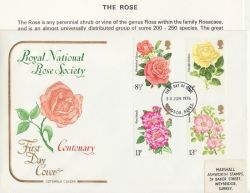 1976-06-30 Royal National Rose Society Windsor FDC (87727)