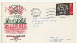 1971-10-13 Christmas Stamp Enfield FDC (87763)