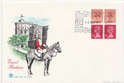 1979-11-14 Definitive Booklet Stamps Windsor FDC (87804)