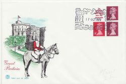 1979-10-17 Definitive Booklet Stamps Windsor FDC (87805)