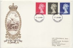 1970-06-17 Definitive High Values Windsor FDC (87811)