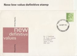 1975-09-24 Definitive Stamp Bureau FDC (87834)