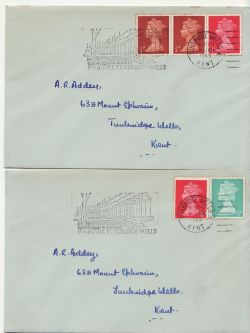 1969-01-06 Definitive Stamps Tunbridge Wells Slogan (87846)