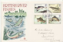 1983-01-26 River Fish Stamps Worthing FDC (87867)