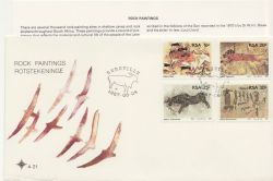 1987-06-04 South Africa Rock Paintings Stamps FDC (87920)