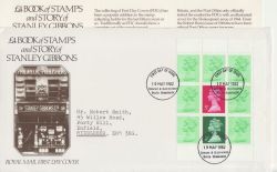 1982-05-19 Definitive Booklet Stamps Grimsby FDC (87980)