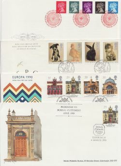 1990 Bulk Buy x11 First Day Covers with Bureau Pmk's (88003)