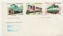 1989-05-24 Guinea Bissau Railway Stamps FDC (88023)