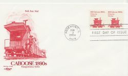 1984-02-03 USA Bulk Rate Mail Railway FDC (88030)