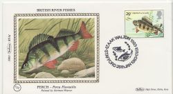 1983-01-26 River Fish Perch Stamp Stafford FDC (88062)