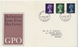 1967-08-08 Definitive Stamps Bureau FDC (88187)