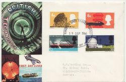 1966-09-19 British Technology Stamps Kingston FDC (88254)