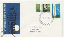 1965-10-08 Post Office Tower Stamps Kingston FDC (88283)