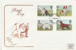 1979-02-07 British Dogs Stamps Windsor FDC (88307)