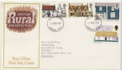 1970-02-11 Rural Architecture Stamps London WC FDC (88317)