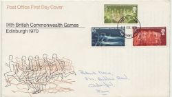 1970-07-15 Commonwealth Games Chelmsford FDC (88322)