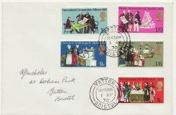 1970-04-01 Anniversaries Stamps Yatton cds FDC (88324)