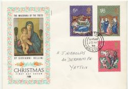 1970-11-25 Christmas Stamps Yatton cds FDC (88333)