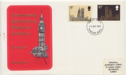 1973-09-12 Parliament Stamps Windsor FDC (88347)