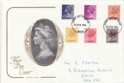 1976-02-25 Definitive Stamps Bath FDC (88371)