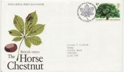 1974-02-27 British Trees Stamp Bureau FDC (88380)