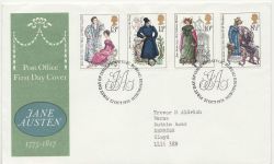 1975-10-22 Jane Austen Stamps Bureau FDC (88384)