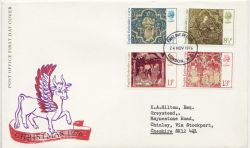 1976-11-24 Christmas Stamps London WC FDC (88394)
