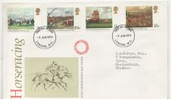 1979-06-06 Horseracing Stamps London WC FDC (88402)