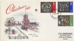 1971-10-13 Christmas Stamps Windsor FDC (88428)