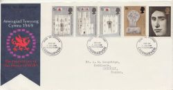 1969-07-01 Investiture Stamps Caernarvon FDC (88429)