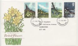 1979-03-21 British Flowers Stamps Kirkcaldy FDC (88437)