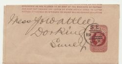 Queen Victoria Half Penny Wrapper Stamp Used (88448)