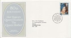 1980-08-04 Queen Mother Stamp Bureau FDC (88471)