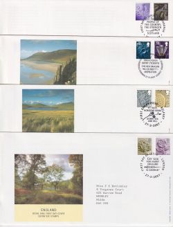 2007-03-27 Regional Definitive Stamps x4 SHS FDC (88542)