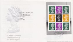2007-06-05 Machin Definitive Booklet T/House FDC (88544)