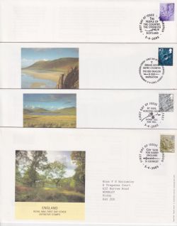 2005-04-05 Regional Definitive Stamps x4 SHS FDC (88557)