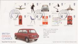 2009-01-13 British Design Classics Stamps T/House FDC (88574)