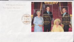 2000-08-04 Queen Mother M/S Clarence House FDC (88606)